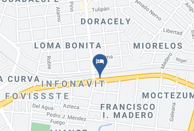 Ciudad Valles - Hotel Avenida Express Maps