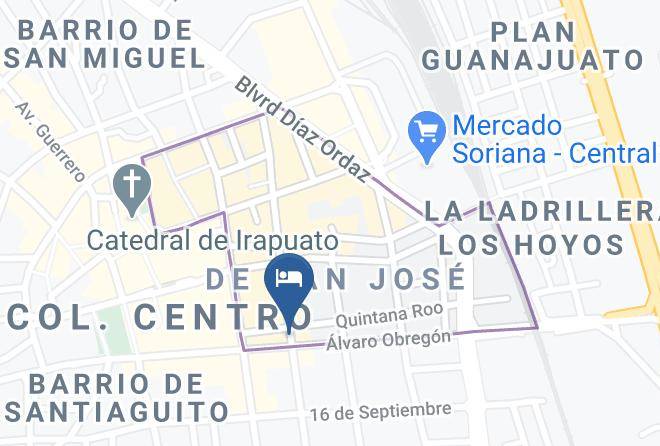 Irapuato - Hotel Avenida Maps