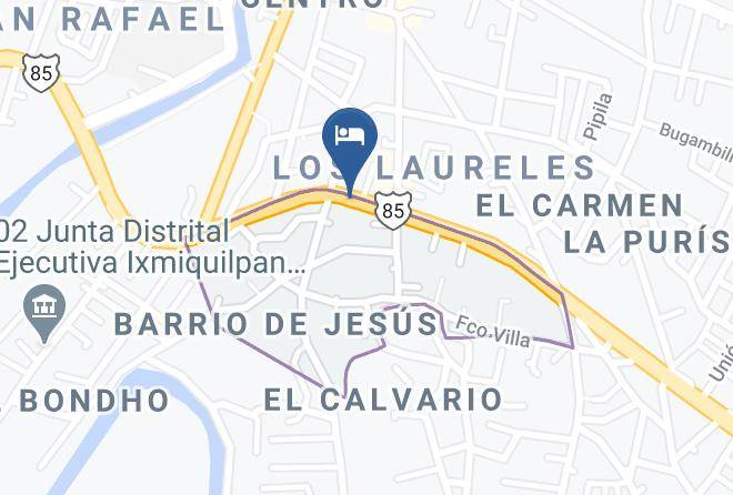 Ixmiquilpan - Hotel Avenida Ixmiquilpan Maps