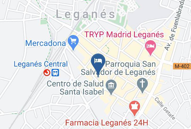 Madrid - Hotel Avenida Leganes Maps