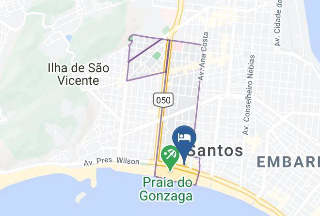 Santos - Hotel Avenida Palace Maps