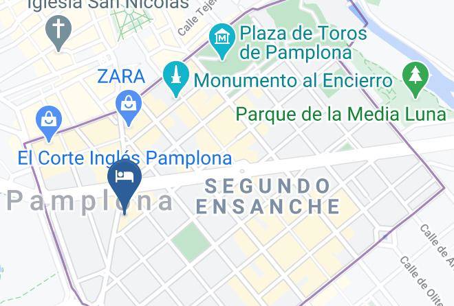 Hotel Avenida Pamplona Map