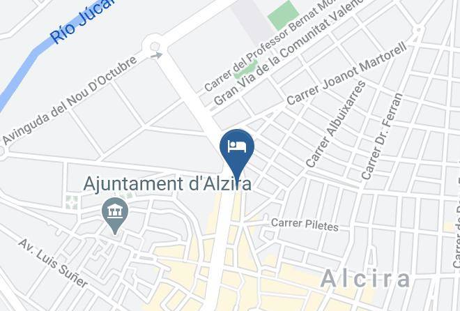 Hotel Avenida Plaza Map