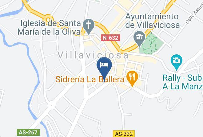 Asturias - Hotel Avenida Real Maps