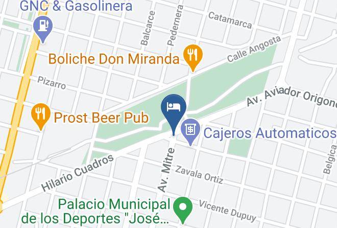 General Pedernera Department - Hotel Avenida Maps