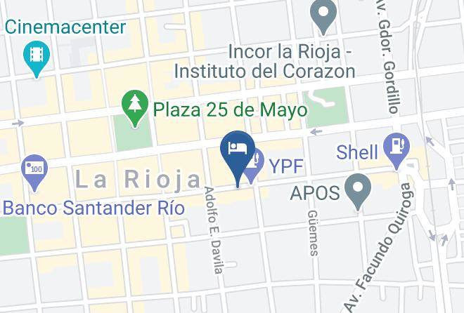 La Rioja - Hotel Avenida Maps