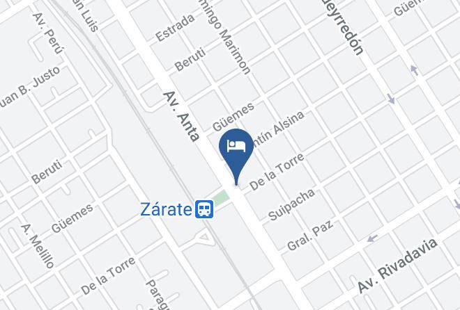 Zarate - Hotel Avenida Maps