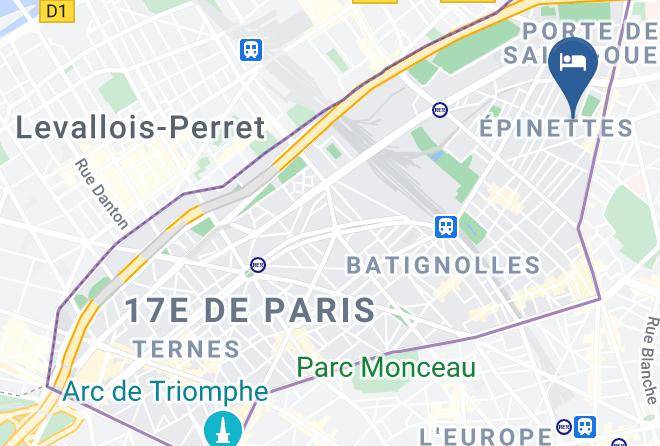 Paris - Hotel De L'avenir Jonquiere Maps