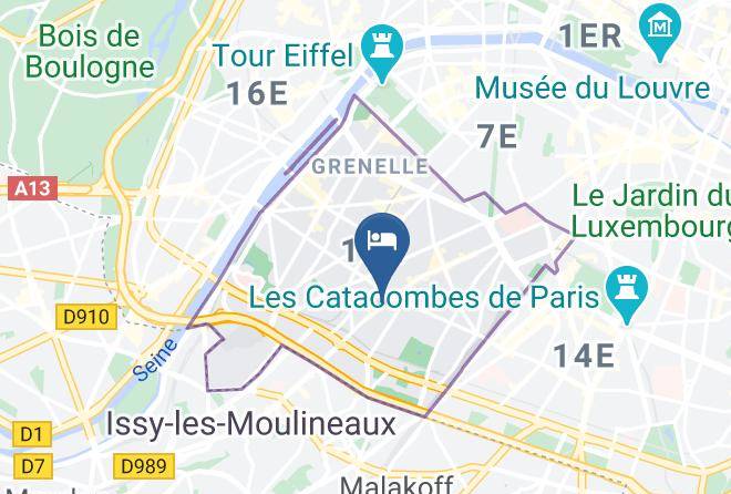 Paris - Hotel Avenir Vaugirard Maps