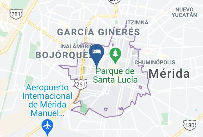 Merida - Hotel Aventura Maps