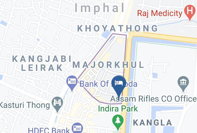 Imphal - Hotel Avenue Maps