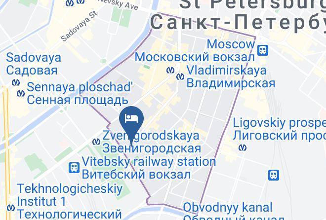 Saint Petersburg - Hotel Avenue Maps