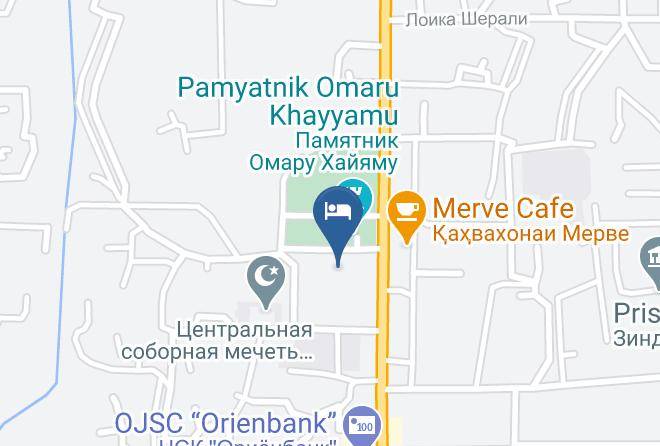 Dushanbe - Hotel Avesto Maps
