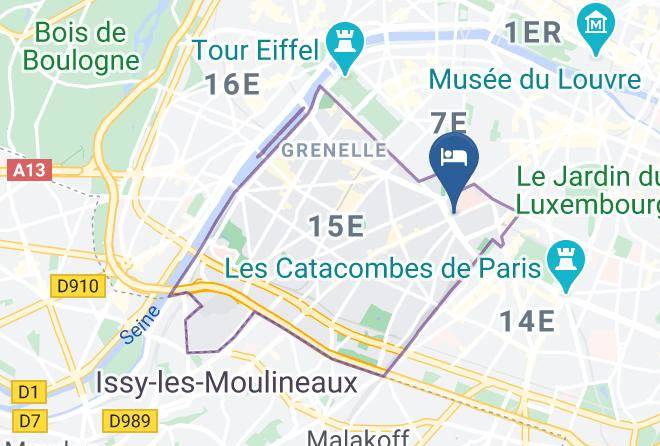Paris - Hotel Avia Saphir Montparnasse Maps