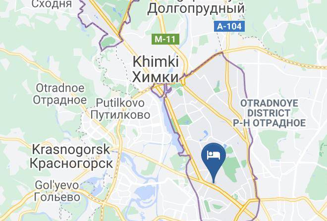 Moscow - Hotel Avialuxe Maps
