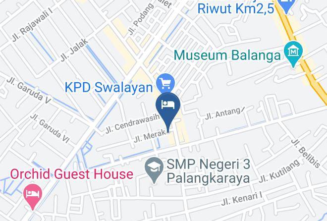 Kota Palangka Raya - Hotel Avicenna Maps