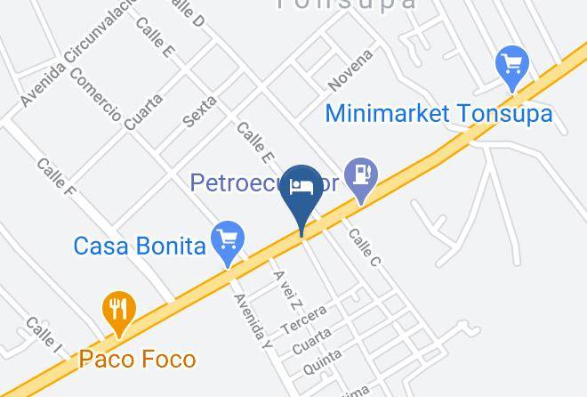 Atacames - Hotel Avictoria Maps