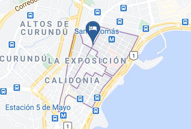 Calidonia - Hotel Avila Panama Maps