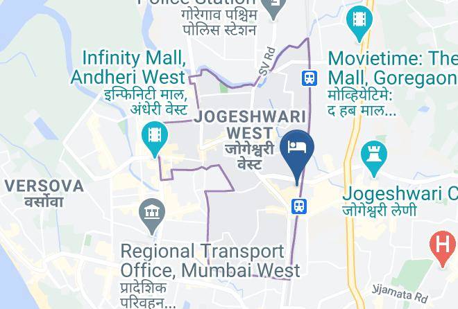 Mumbai - Hotel Avion Palace Maps