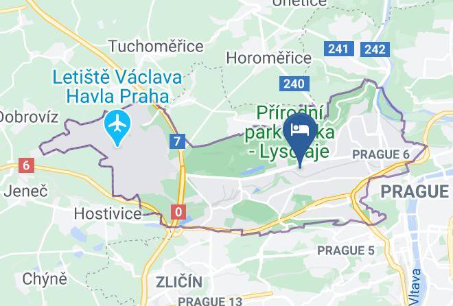 Prague - Hotel Avion Maps