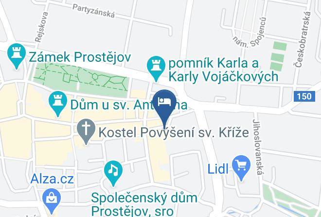 Prostejov - Hotel Avion Maps