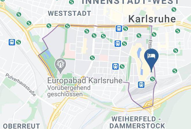 Karlsruhe - Hotel Avisa Maps