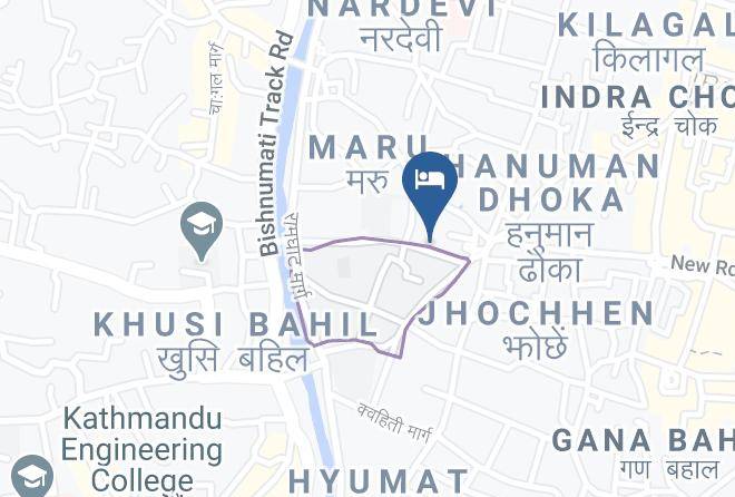 Kathmandu - Hotel Avocado Garden Maps
