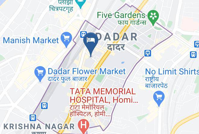 Mumbai - Hotel Avon Ruby Dadar Hotels Maps