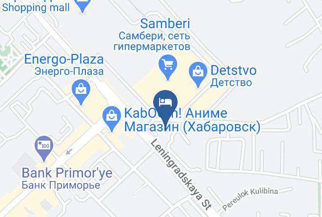 Khabarovsk - Hotel Avrora Maps