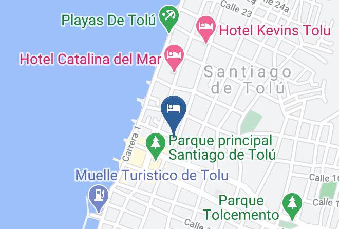 Tolu - Hotel Awa De Mar Maps