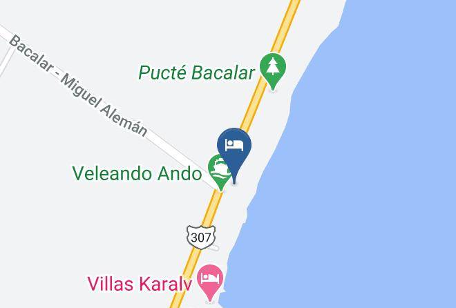 Bacalar - Hotel Awazul Bacalar Maps