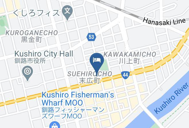 Kushiro City - Hotel Axia Inn Kushiro Maps