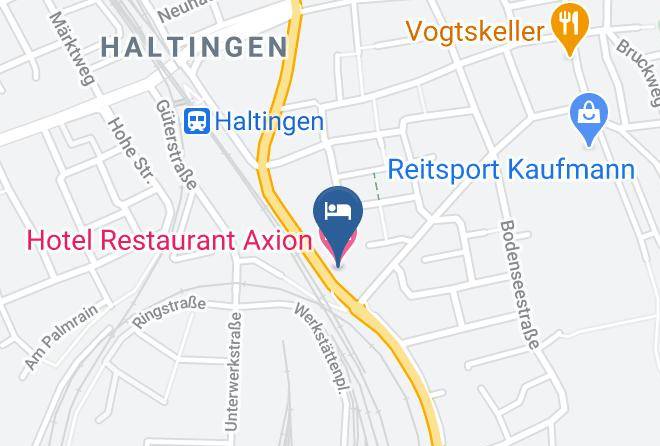 Hotel Restaurant Axion Map