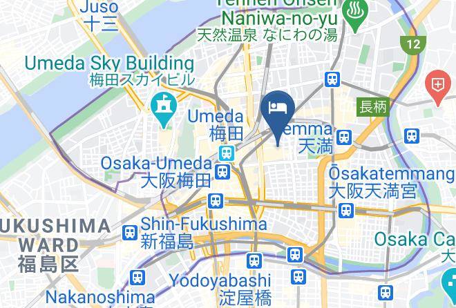 Osaka City Kita Ward - Hotel Axis Maps
