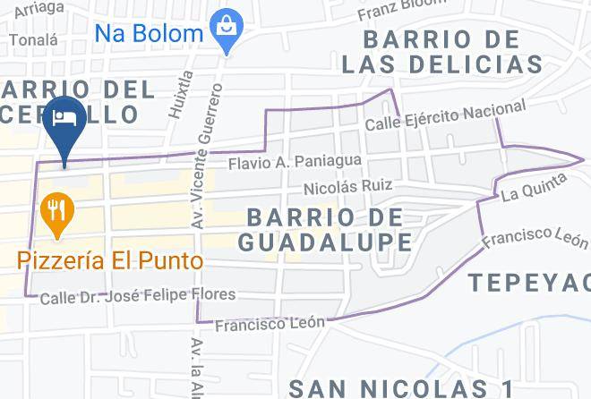 San Cristobal De Las Casas - Hotel Axkan Express Maps