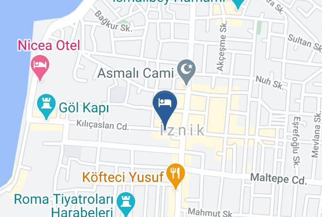 Iznik - Hotel Aydin Maps