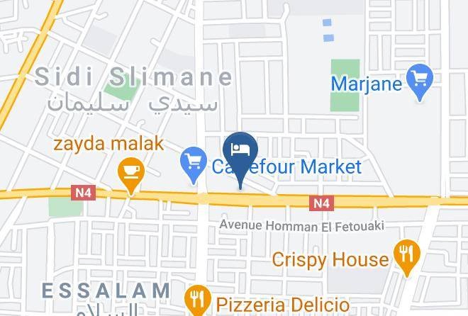 Rabat Sale Zemmour Zaer - Hotel Aymen Maps