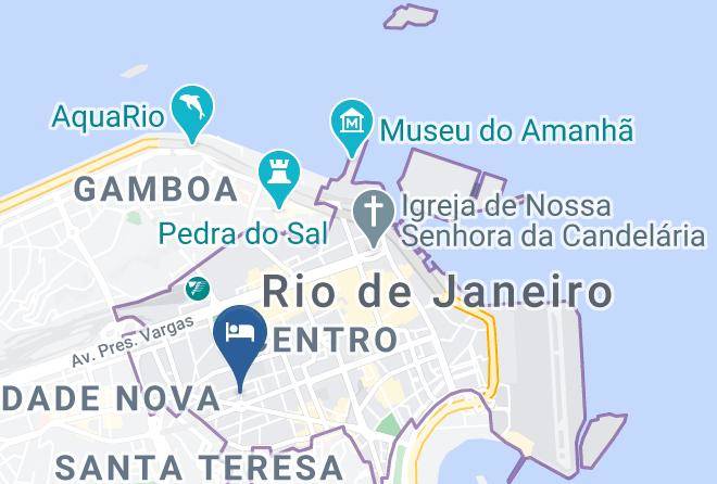 Rio De Janeiro Centro - Hotel Aymore Maps