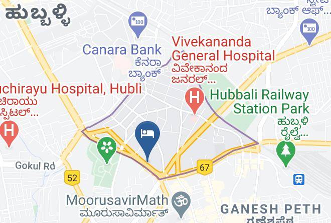 Hubballi - Hotel Ayodhya Maps