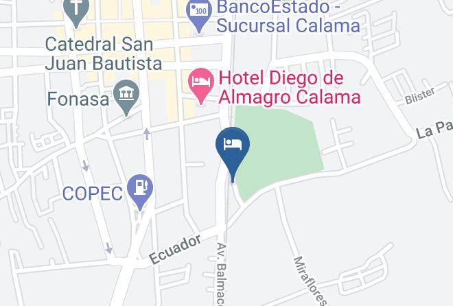 El Loa - Hotel Ayquina Maps