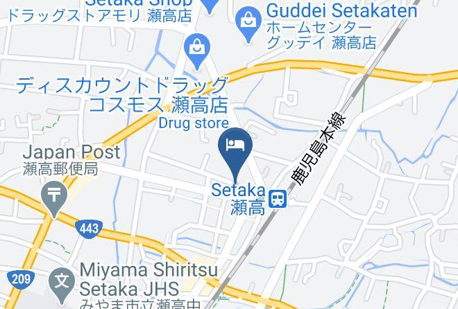 Miyama City - Hotel Az Fukuoka Chikugo Maps