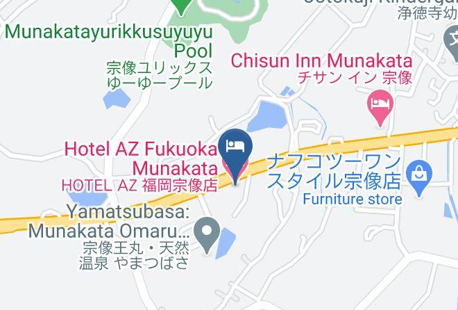 Munakata City - Hotel Az Fukuoka Munakata Maps