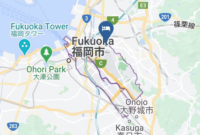 Fukuoka City Hakata Ward - Hotel Az Fukuoka Sasaguri Maps