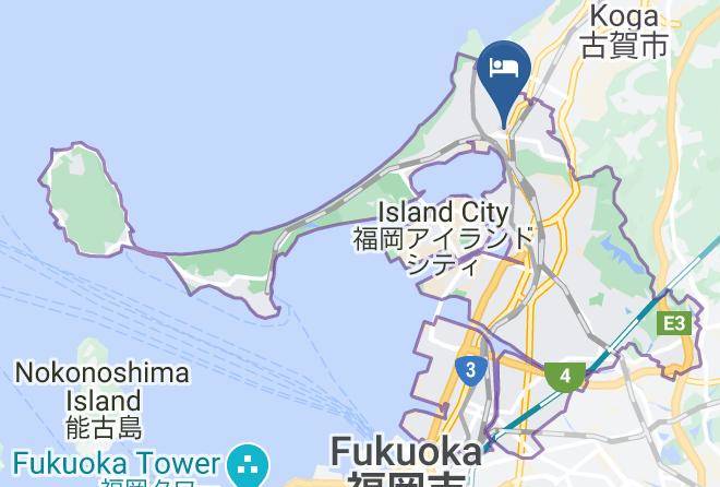 Fukuoka City Higashi Ward - Hotel Az Fukuoka Wajiro Maps