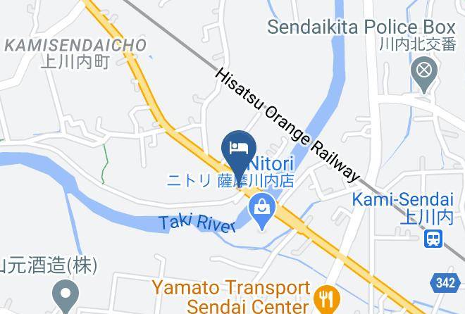 Hotel Az Kagoshima Ijin Map