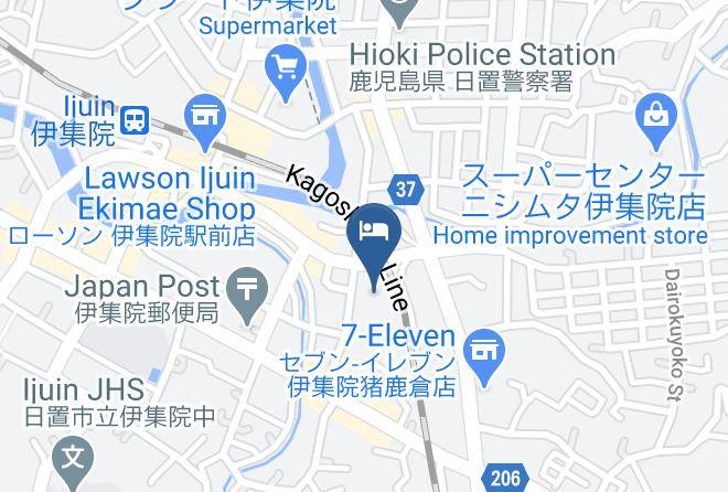 Hotel Az Kagoshima Ijuin Map