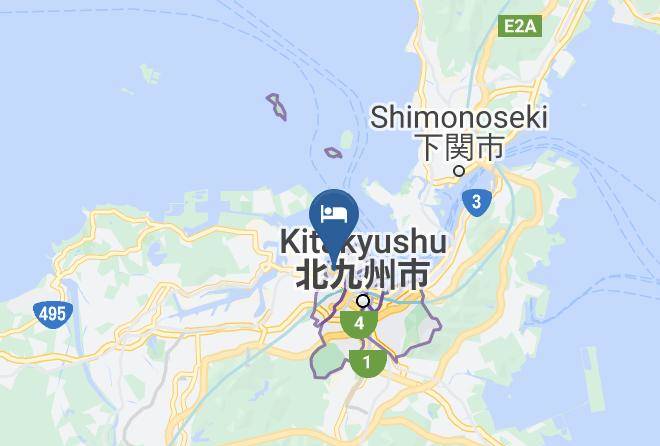 Kitakyushu City Kokurakita Ward - Hotel Az Kitakyushu Kokura Maps