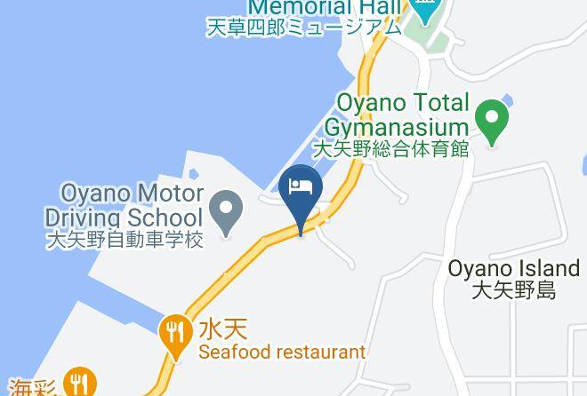 Kamiamakusa City - Hotel Az Kumamoto Kamiamakusa Maps