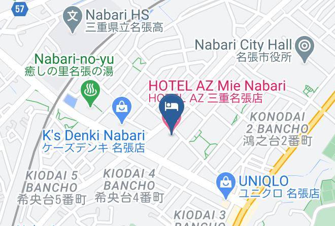 Hotel Az Mie Nabari Map