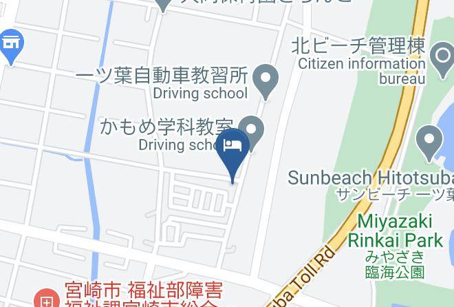 Miyazaki City - Hotel Az Miyazaki Sadowara Maps